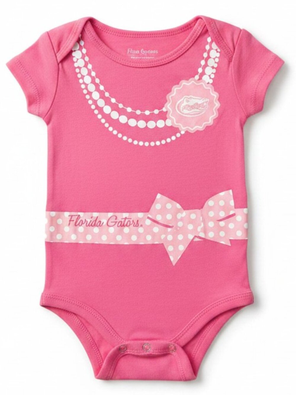 2/$12 💥♻ Pro Edge Florida Gators Pink Bodysuit Onesie Romper | Size 6-9m | 015